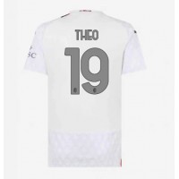 Camisa de Futebol AC Milan Theo Hernandez #19 Equipamento Secundário Mulheres 2023-24 Manga Curta